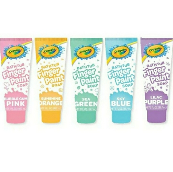 Crayola Bath, Skin & Hair Crayola Bathtub Finger Paint Soap 5 Pack
